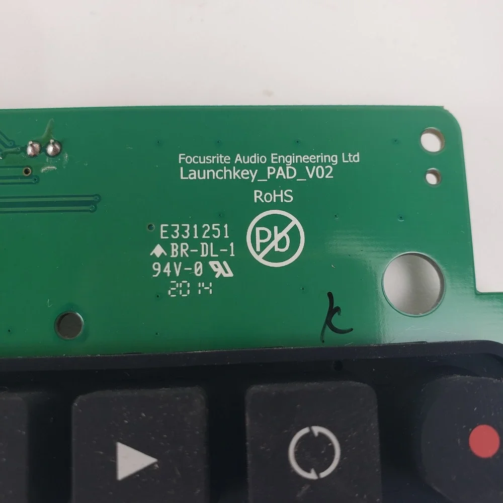 Novation Launchkey 49 MK3 Replacement Drum Pad Transport PCB Board Focusrite V02
